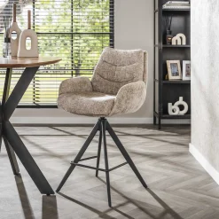 Barhocker Drehstuhl Barstuhl Lounge Sand-Vintagehaus Best