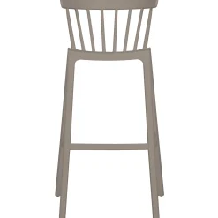 Barstuhl Barhocker Outdoor Bliss Kunstoff Gastro Taupe-WOOOD Sale