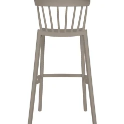 Barstuhl Barhocker Outdoor Bliss Kunstoff Gastro Taupe-WOOOD Sale