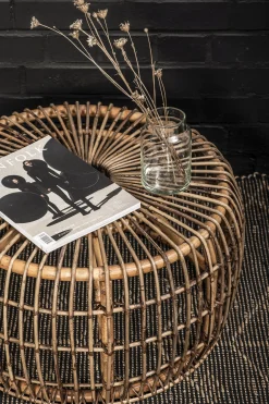 Beistelltisch Couchtisch Noblesse Rattan rund 70 cm Ø-Chic Antique New