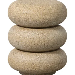 Beistelltisch Couchtisch Laurel Organic Stone Beige 50 cm-WOOOD Sale