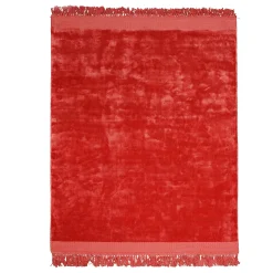 Boho Teppich Velvet Touch 160 x 230 cm Rot-Vintagehaus