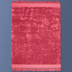 Boho Teppich Velvet Touch 160 x 230 cm Rot-Vintagehaus
