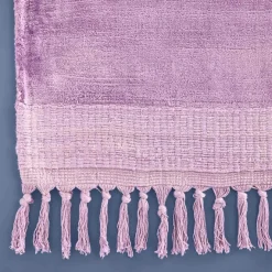 Boho Teppich Velvet Touch 160 x 230 cm Lila-Vintagehaus