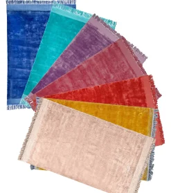 Boho Teppich Velvet Touch 160 x 230 cm Rosa-Vintagehaus