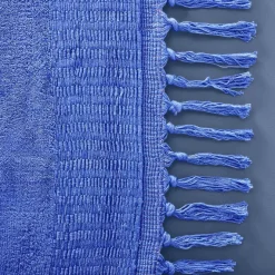 Boho Teppich Velvet Touch 160 x 230 cm Dunkelblau-Vintagehaus Sale