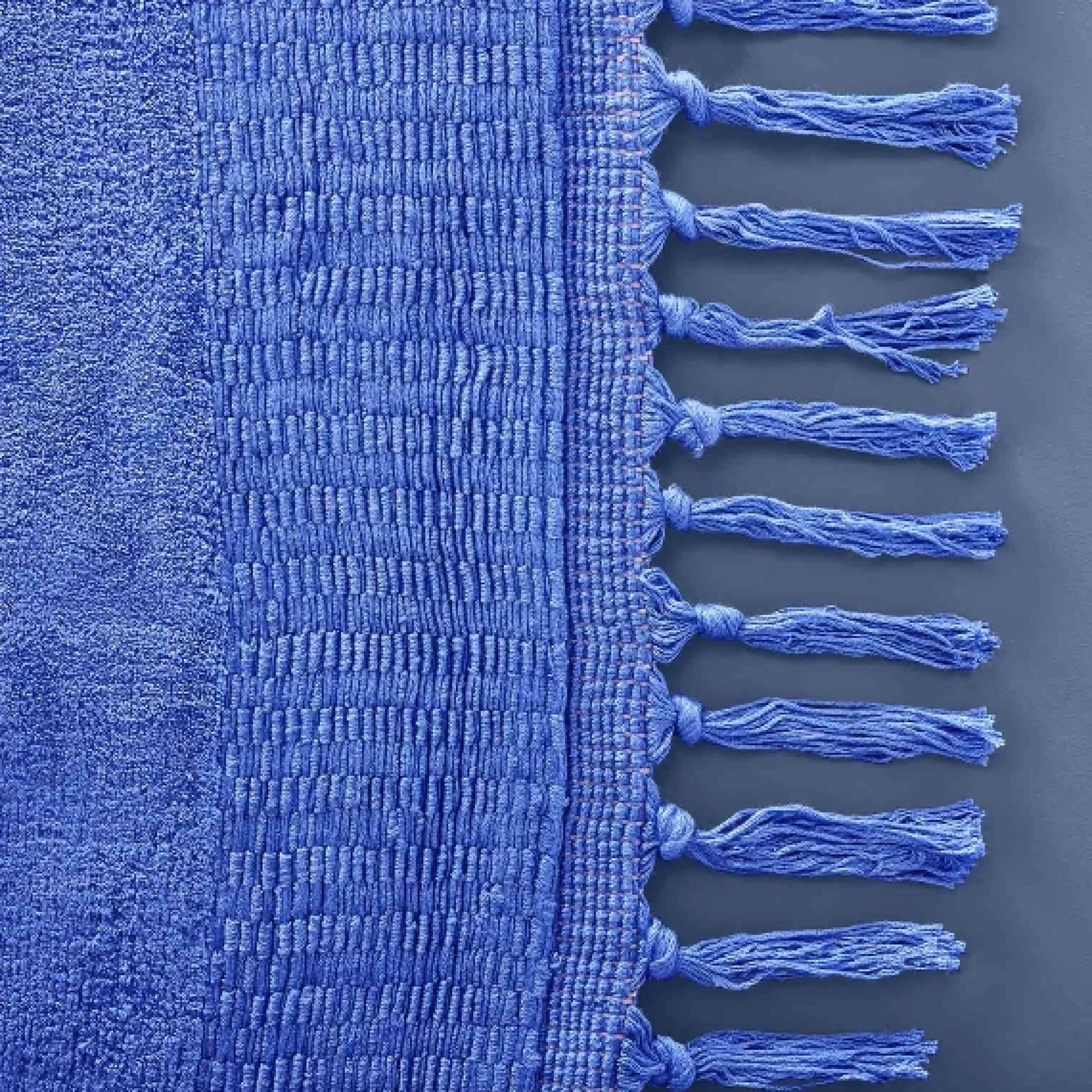 Boho Teppich Velvet Touch 160 x 230 cm Dunkelblau-Vintagehaus Sale