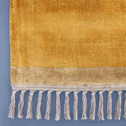 Boho Teppich Velvet Touch 160 x 230 cm Gelb-Vintagehaus Outlet