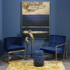 Boho Teppich Velvet Touch 160 x 230 cm Gelb-Vintagehaus Outlet