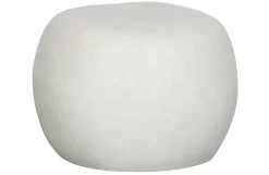 Couchtisch Beistelltisch Outdoor Pebble Klein Betonoptik Weiß-Vintagehaus
