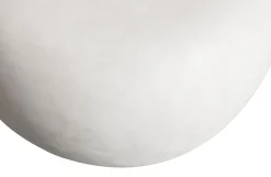 Couchtisch Beistelltisch Outdoor Pebble Klein Betonoptik Weiß-Vintagehaus