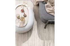 Couchtisch Beistelltisch Outdoor Pebble Groß Betonoptik Weiß-Vintagehaus Clearance