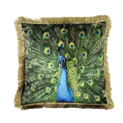 Deko Kissen Peacock 45 x 45 cm-Vintagehaus Accessoires Clearance