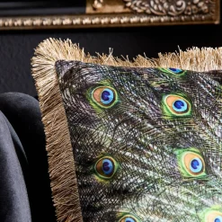 Deko Kissen Peacock 45 x 45 cm-Vintagehaus Accessoires Clearance