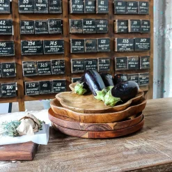 Dekoschale Obstschale Holzschale Boni Holz verschiedene Formen-Raw Materials New