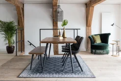 Esstischbank Alagon Baumkante Walnußfurnier 160-DutchBone Best