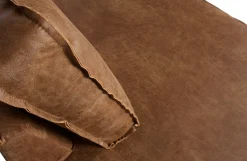 Ecksofa Eckbank Leder Rodeo 3-Sitzer Cognac Links 266/213 cm-BePureHome Discount