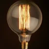 2er Set Glühfadenlampe 125er Globus 40W "Squirrel Cage" Vintage E27 Kohlefadenglühbirne Edison-Vintagehaus Accessoires New