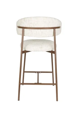 2er Set Retro Barhocker Claes Walnussholzoptik Off-White-Vintagehaus Outlet