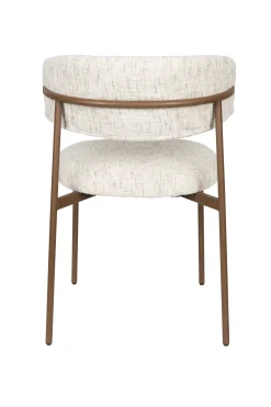 2er Set Retro Esszimmerstühle Claes Walnussholzoptik Off-White-Vintagehaus Hot