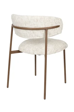 2er Set Retro Esszimmerstühle Claes Walnussholzoptik Off-White-Vintagehaus Hot