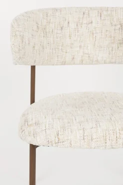 2er Set Retro Esszimmerstühle Claes Walnussholzoptik Off-White-Vintagehaus Hot