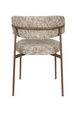 2er Set Retro Esszimmerstühle Claes Walnussholzoptik Multicolour-Vintagehaus Sale