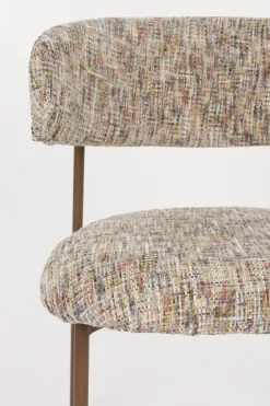 2er Set Retro Esszimmerstühle Claes Walnussholzoptik Multicolour-Vintagehaus Sale