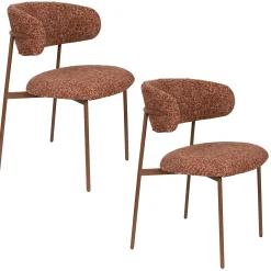 2er Set Retro Esszimmerstühle Claes Walnussholzoptik Terra-Vintagehaus Hot