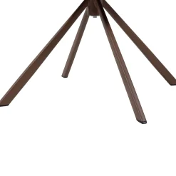 2er Set Retro Esszimmerstuhl Drehstuhl Femke Samt Chenille Braun-WOOOD Discount