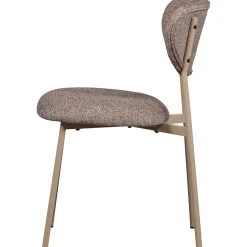 2er Set Retro Esszimmerstuhl Polsterstuhl Valor Sand-WOOOD Online