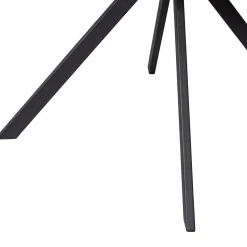 2er Set Retro Esszimmerstuhl Bürostuhl Fenne Drehbar Kunstleder Cognac-WOOOD Outlet