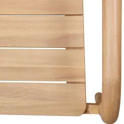 Essgruppe Gartentisch Outdoortisch Kris Akazienholz 215 cm + 4 Stühle Boru-WOOOD New