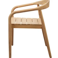 Essgruppe Gartentisch Outdoortisch Kris Akazienholz 215 cm + 4 Stühle Boru-WOOOD New