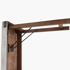 Esstisch Outdoortisch 165/75 Markttisch Vintage Klapptisch Weiß-Raw Materials Best