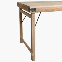 Esstisch Outdoortisch Markttisch Vintage Klapptisch Limewash 170/60-Raw Materials Outlet