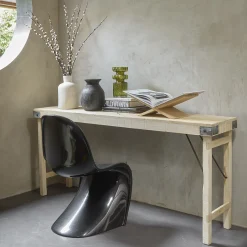 Esstisch Outdoortisch Markttisch Vintage Klapptisch Limewash 165/75-Raw Materials Hot