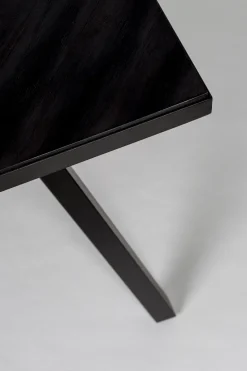 Esstisch Seth Eichenfurnier Fischgrätmuster Schwarz 180/90-Zuiver Clearance