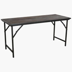 Esstisch Vintagetisch 150/60 Cafehaus Industrial Metall Klapptisch-Raw Materials Clearance