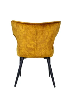 Esstischstuhl Esszimmerstuhl Zinno Gold-Braun-PTMD New