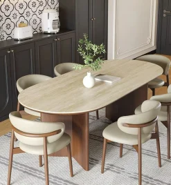 Esszimmerstuhl Scandi Linea Esche Massiv Neues Modell 6er Set-Vintagehaus Best