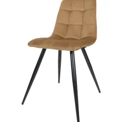 Esszimmerstuhl Squares Velvet Ocker-Vintagehaus