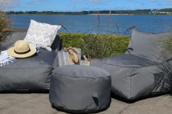 Garten Lounger Tagesbetten Outdoor Doppelliege Anthrazit-Chic Antique New