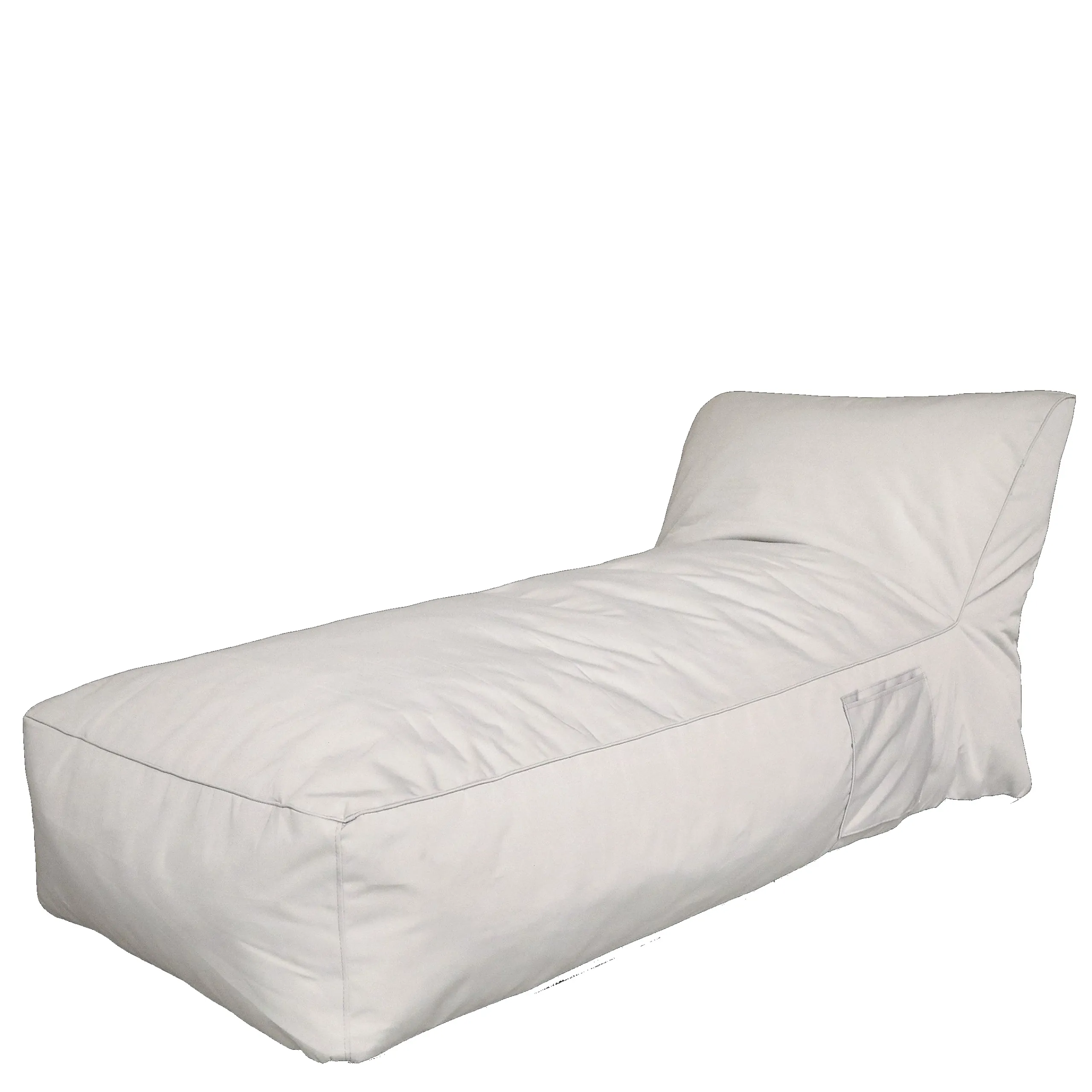 Garten Lounger Tagesbetten Outdoor Einzelliege Beige-Chic Antique