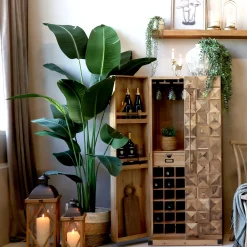 Hausbar Barschrank Squares Recyceltes Holz-Chic Antique Discount