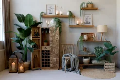 Hausbar Barschrank Squares Recyceltes Holz-Chic Antique Discount