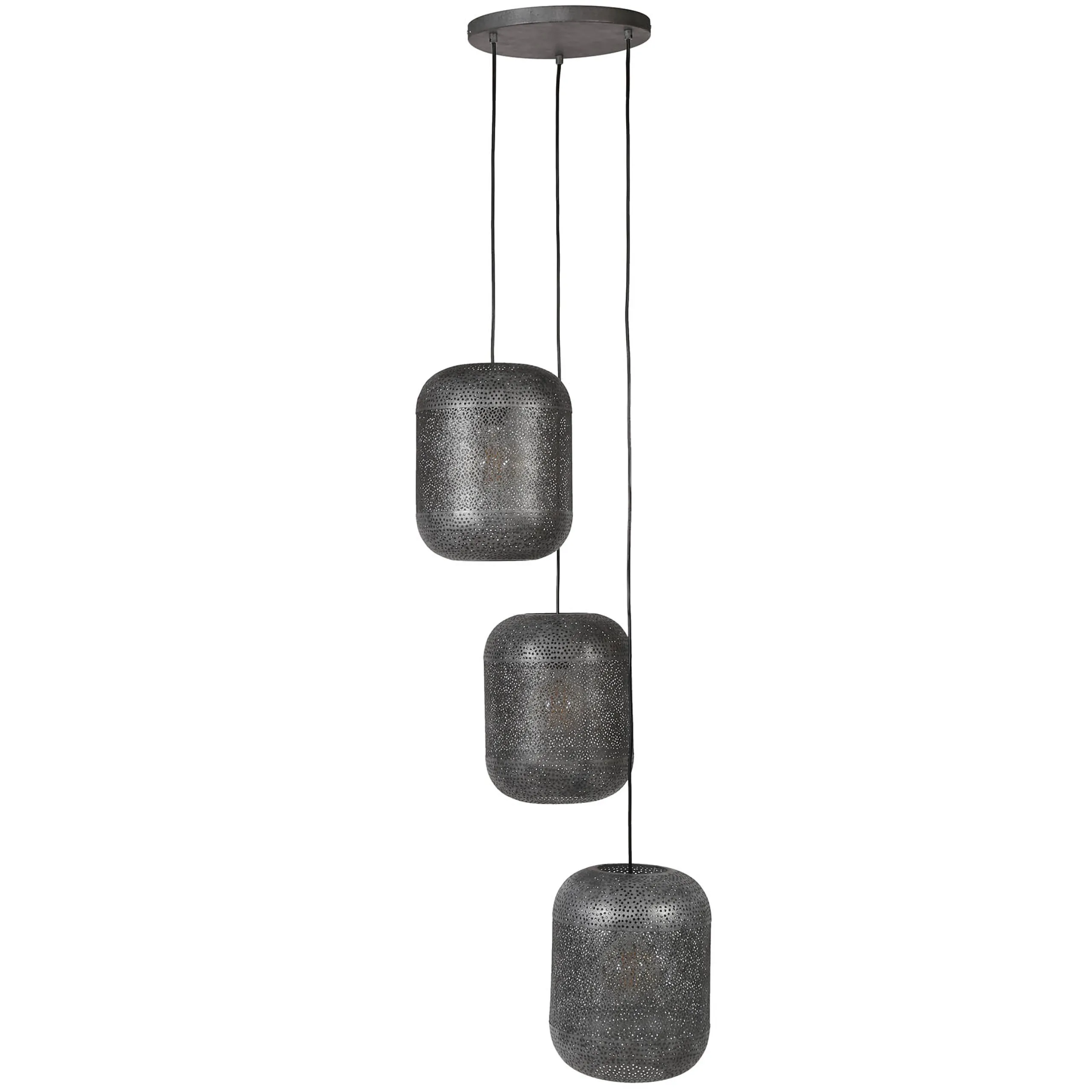 Hängelampe Etch Boho Oriental Metall gestuft-Vintagehaus Lampen New