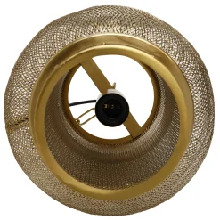 Hängelampe Golden Mesh Industrial Metall-PTMD New