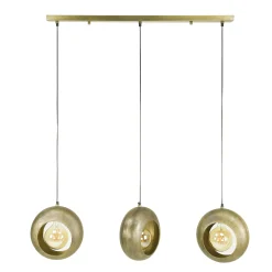 Hängelampe Industrial Full Moon Circle 3er Antik Bronze Metall-Vintagehaus Lampen Sale