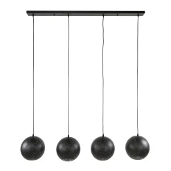 Hängelampe Industrial Punch 4 Kugeln Metall Perforiert-Vintagehaus Lampen New